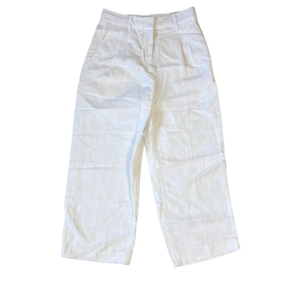 Aritzia Wilfred The Effortless Pant Sz 4 Light Birch Office Old Money Business